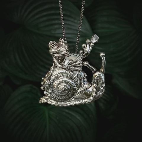 Serenading-Frog-and-Snail-Pendant-Video